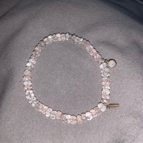 PILGRIM ROSE QUARTZ BRACELET - Picture 1 of 4